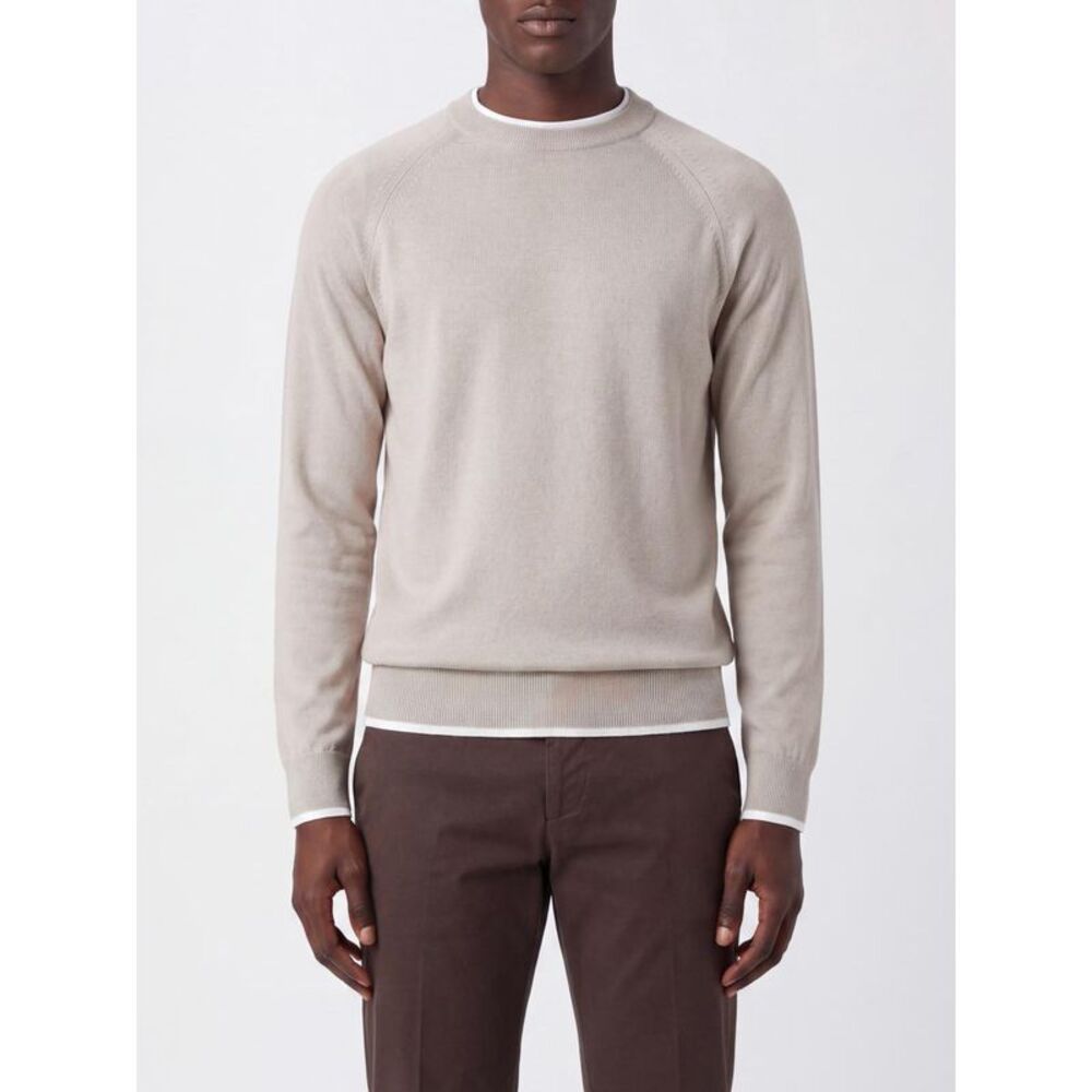 Eleventy Sweater Men Sand